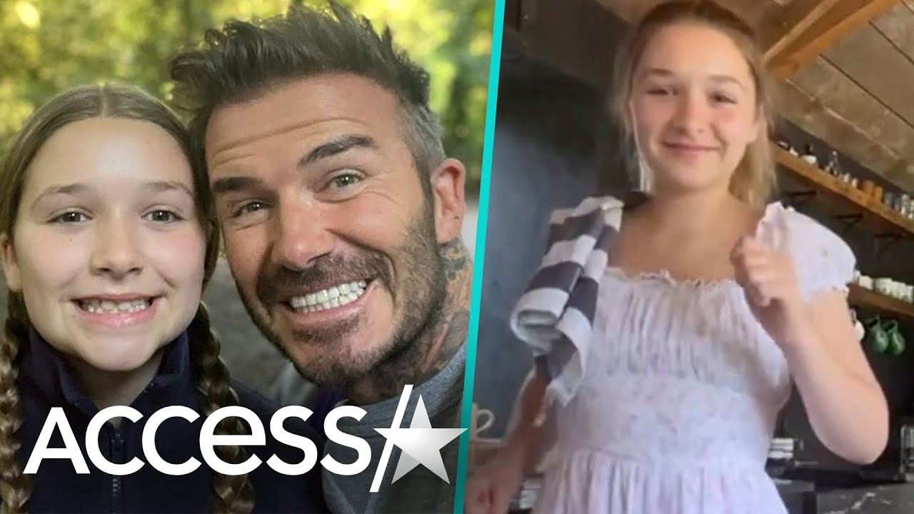 David Beckham's Daughter Harper Shows Off Salsa Dancing Skills