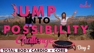 Jump Into Possibility - Day 2 - JumpSport Rebounder Mini Trampoline Fitness