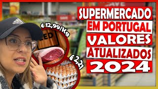 Compras no supermercado em Portugal VALORES DE 2024