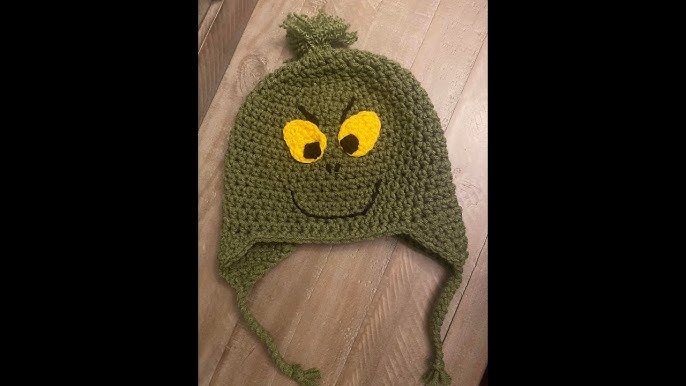 HOW TO CROCHET A GRINCH HAT - YouTube how-to-crochet-a-grinch-hat-youtube