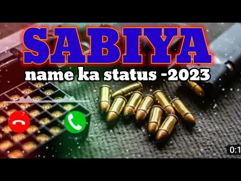 Sabiya name status // sabiya name ka status 2023 #sabiya #sabiyanamestatus