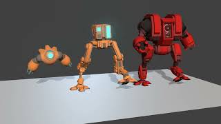 Robot Walk Cycles [Cliffside]