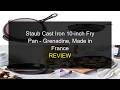 Staub Cast Iron 10-inch Fry Pan Grenadine - French Made, All Stovetops, Oven Safe