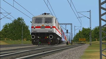 #HighPriority #GoodsTrain Overtaking indian Railways in Msts Openrail