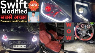 Swift modified | Swift modified headlights | Swift interior modified | Swift 2024 modified | #swift