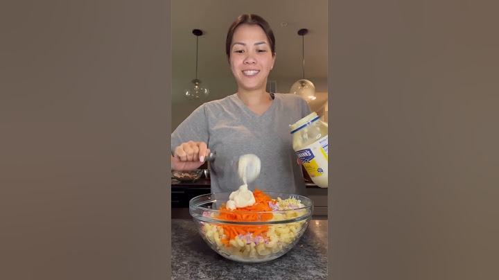 So many people requested for this recipe on IG after yesterdays video | Mac Salad