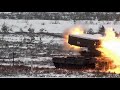 Zastrašujuće: Ruski bacač plamena TOS-1A sprži 40.000 kvadrata