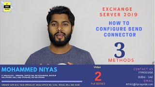 How to configure Send connector in Exchange Server 2019 | Step by Step | Three Methods | video 2