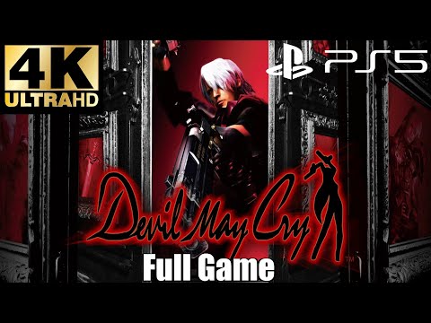 Devil May Cry PS5 HD Remaster - FULL GAME Walkthrough (4K Ultra HD) DMC1 PS5