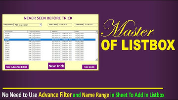 Master Class of excel  ListBox for Search | excel vba AddItem in listbox More Than 10 Column
