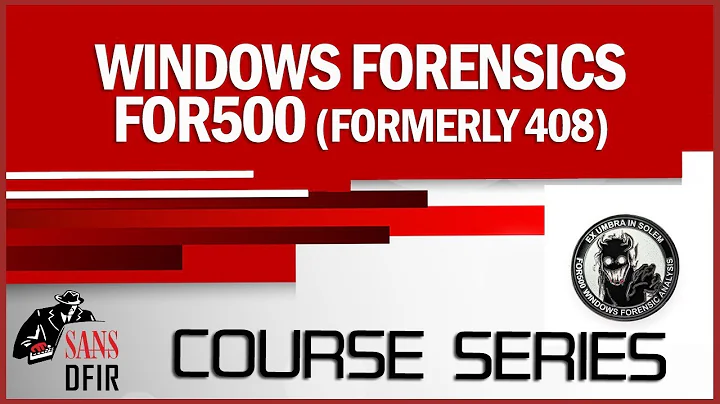 Windows Forensics FOR500 (formerly FOR408) Rob Lee - DayDayNews