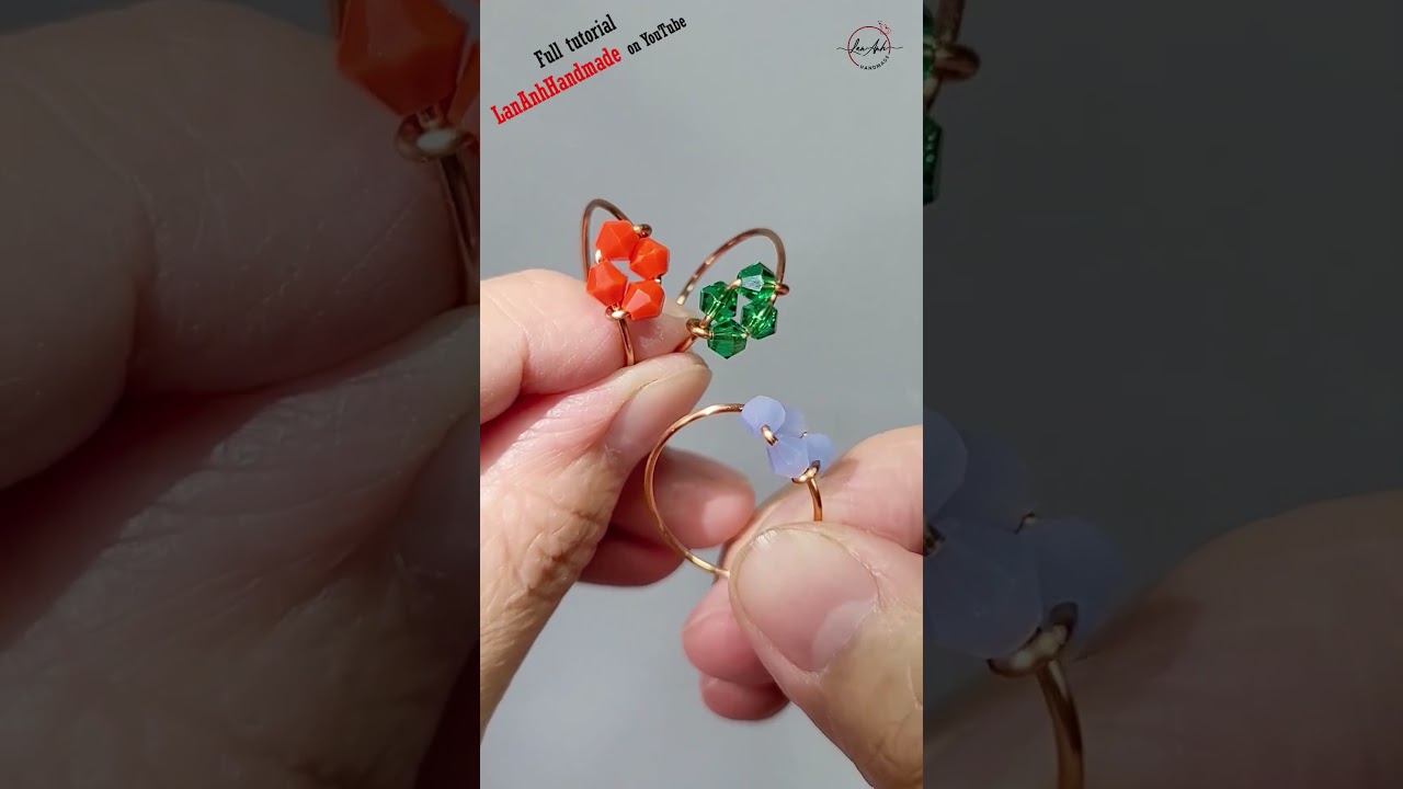 Super simple ring - Free tutorial video link above the title  