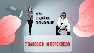 Кейс Студийное Оборудование 7 заявок с 10 переходов