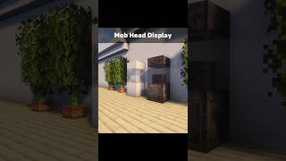 ⚒️Mob Head Display #Minecraft #minecrafttutorial #asmr #fyp #funny #viral #design #redstone