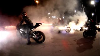 Houston bombshells car meet ! #25 cop vs bikers! Full video!