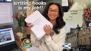 a week in the life of a fantasy author living in LONDON✨🧸💌👩🏽‍💻 trip to scotland & editing my novel!!