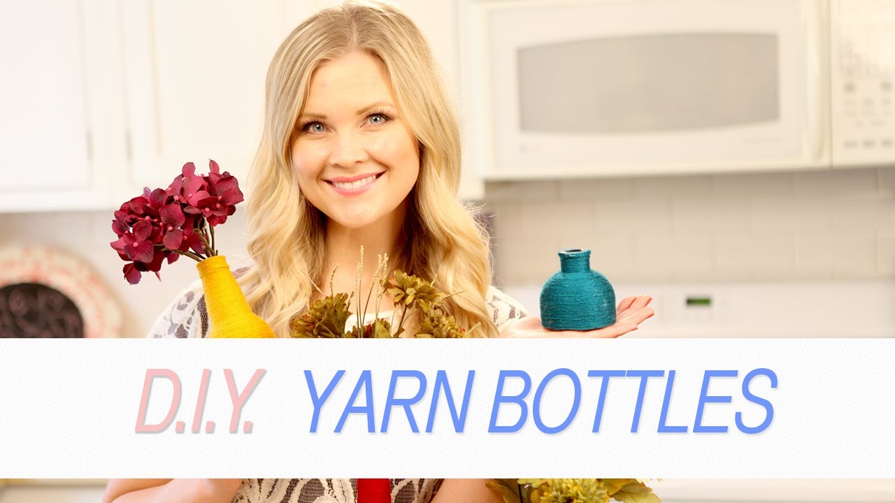 DIY Yarn Bottles!!