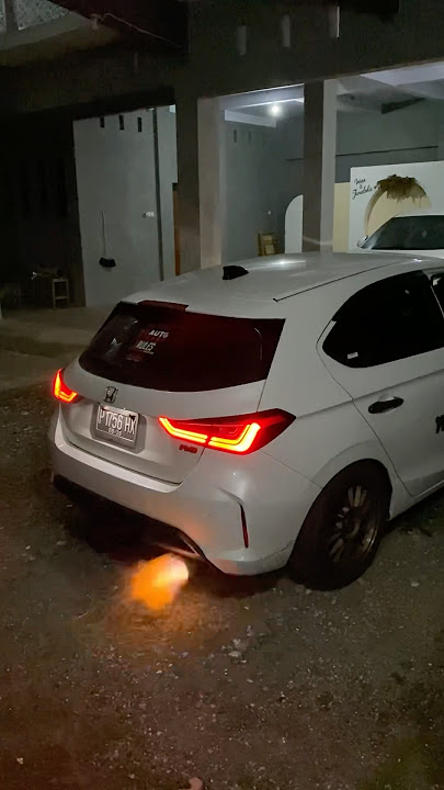 TEST LAUNCH CONTROL HONDA CITY HATCHBACK WITH DASTEK UNICHIP X  #honda #hondacity #backfire