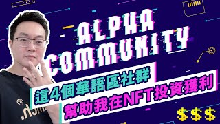 FOMO NFT ｜這4個華語區社群幫助我在NFT投資獲利｜NFT項目｜NFT Alpha Community