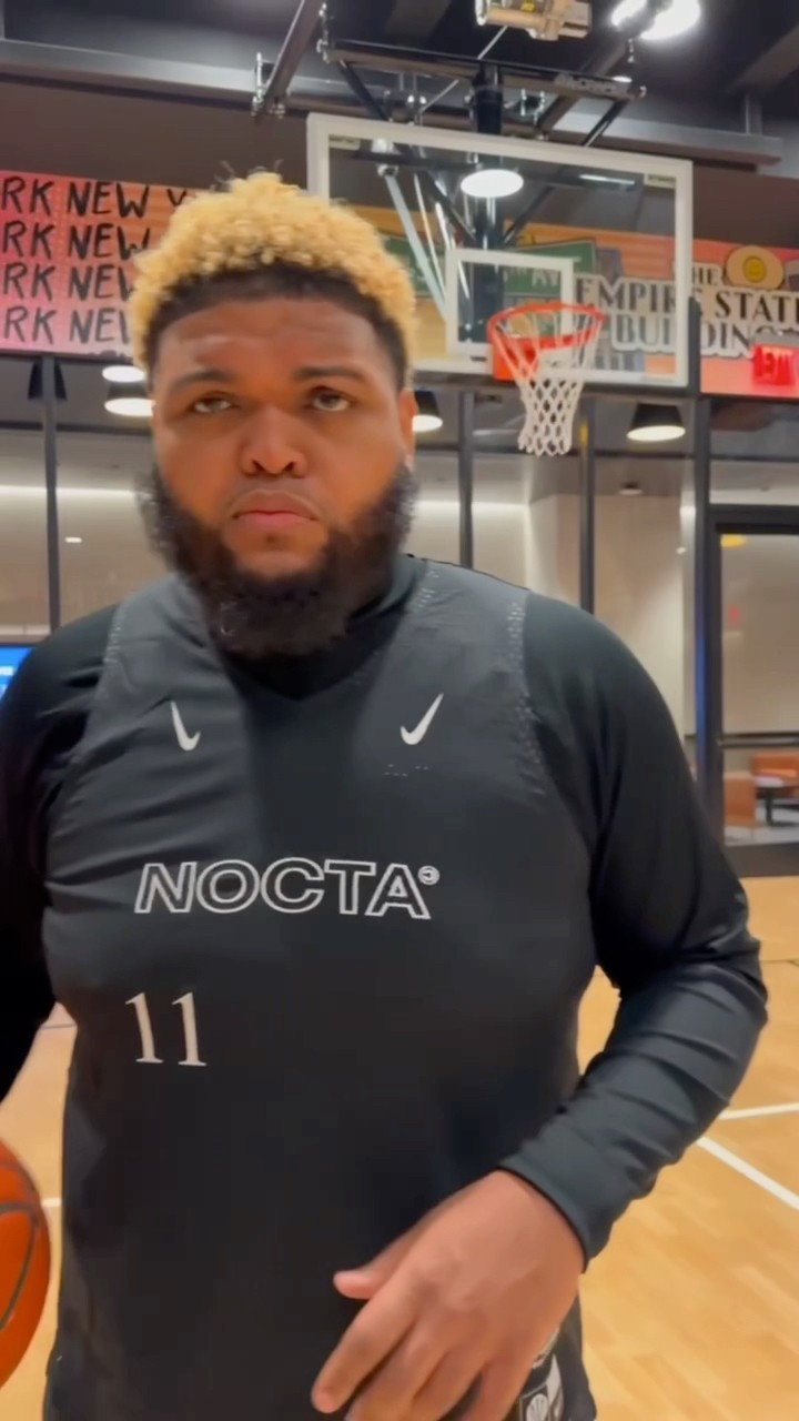 In the gym with Druski prepping for the #RufflesCelebGame ? Tomorrow, 7pm/et, ESPN