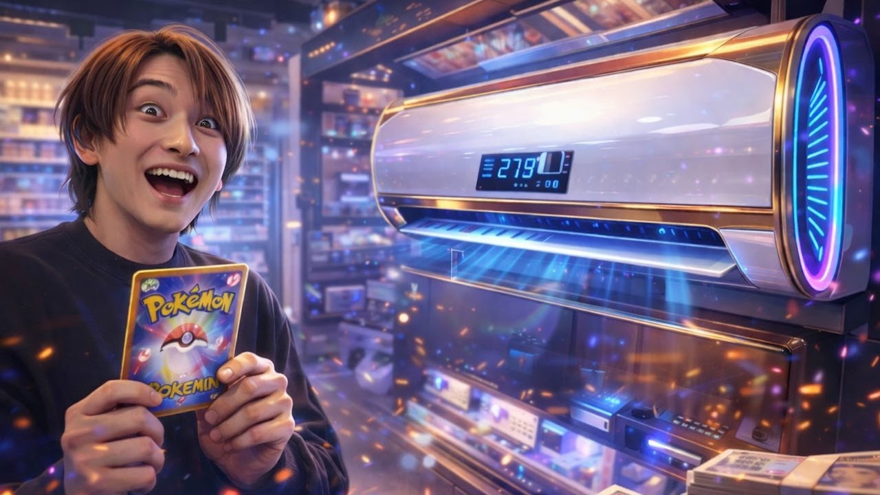 ポケモンカード売った金で超高級エアコンを買う挑戦