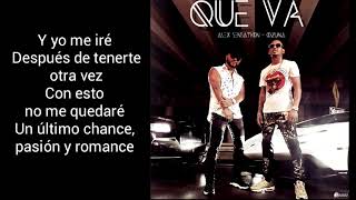 Que va Alex Sensation Ozuna letra LetrasMusicales Que va Alex Sensation Ozuna letra LetrasMusicales