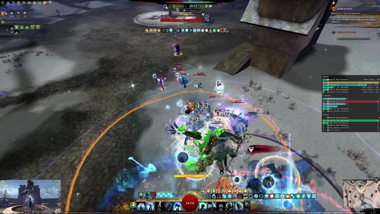 MEEK Squad Comp and Fight Practice and Also Highlights from AIR Guild WvW Run on DPS Luminary