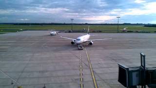 Airbus 320 am Bremer Airport