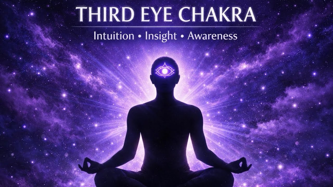 🟣 THIRD EYE CHAKRA ACTIVATION | Ajna | Intuition, Clarity & Inner ...
