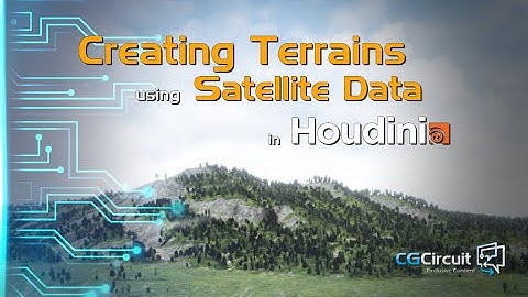 Creating Terrains using Satellite Data in Houdini [TRAILER]