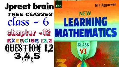 class 6 ml aggarwal #math chapter 12 algebra exercise 12.2 Question 1,question 2, questio 3, q 4 q 5