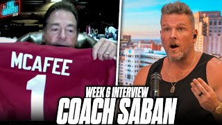 Coach Saban On How He Treats "Star Players" & Gives Pat McAfee A Scholarship To Alabama?!