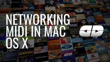 Networking MIDI in Mac OS X