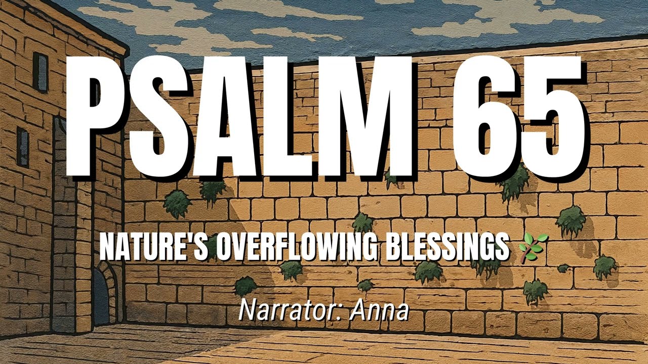 Psalm 65 | Nature's Overflowing Blessings 🌿 | Joyful Praise to God