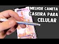 ESSA É A MELHOR CANETA CASEIRA PARA DESENHAR NO CELULAR E TABLET - FAÇA VOCÊ TAMBÉM