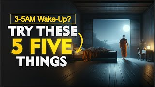 IF YOU WAKE UP BETWEEN 3AM-5AM DO THESE 5 THINGS | Buddhism