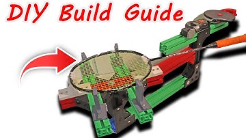 How I Made a 3D PRINTED Badminton Stringing Machine