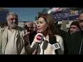 وقفة احتجاجية مقابل خزانات شركة كورال في برج حمود رفضا للمخالفات في منشآت تخزين الغاز المسال