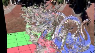 3D Renderman Glass shader WIP 1