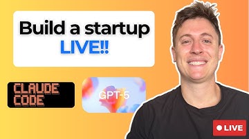 Watch me build a startup live with Claude Code and Codex GPT 5