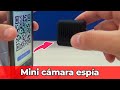 🔻Mini cámara espia oculta con batería🔻 Visión remota desde APP Full-HD 🔻 Con aviso alarma deteccion