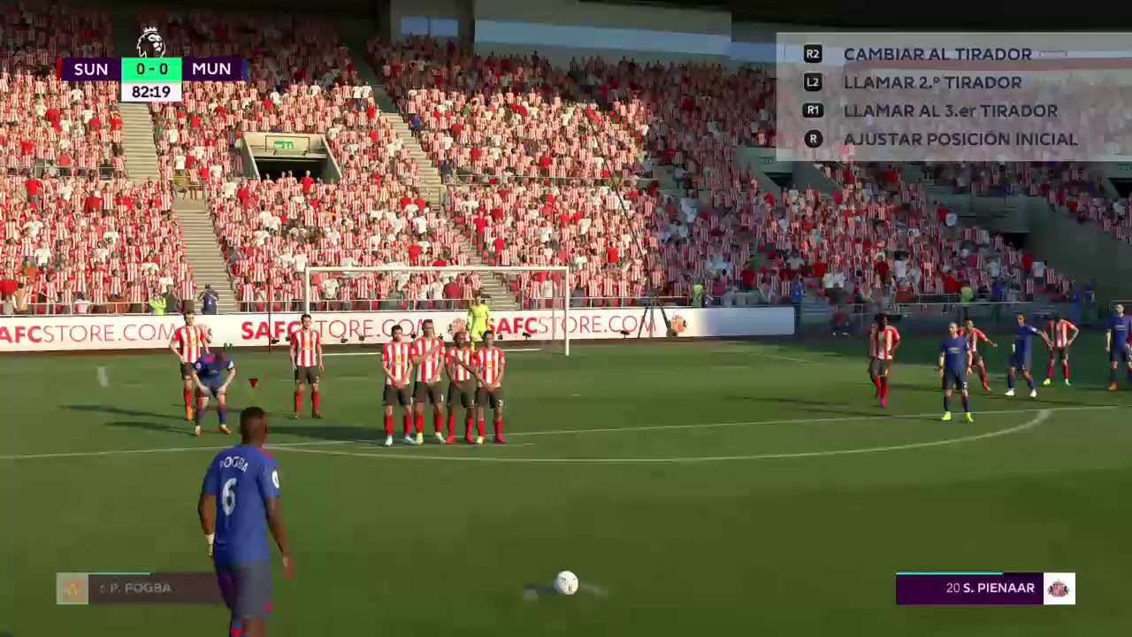 Sunderland Vs Manchester United English Premier League Fecha 32 FIFA 17