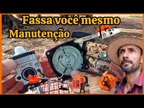 Fassa você mesmo manutenção, em motores 2 tempos roçadeira, perfurador de solo, soprador, motocerra.