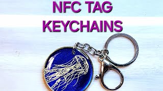 #5 NEW Project! NFC TAG Keychains #NFC #Resin @ginrincreates