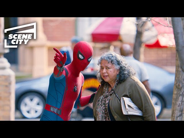 Spider-Man Homecoming: Friendly Neighborhood Spider-Man (TOM HOLLAND SCENE) | With Captions class=