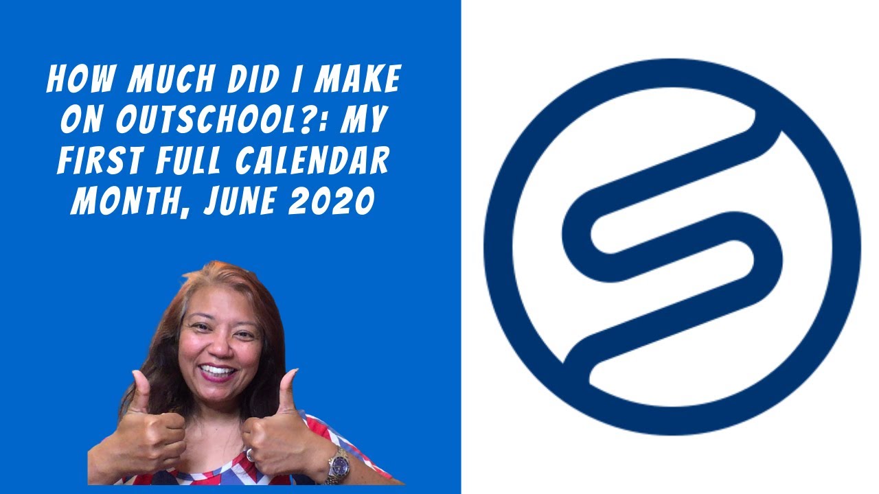 How much did I make on Outschool in my first full calendar month? - YouTube