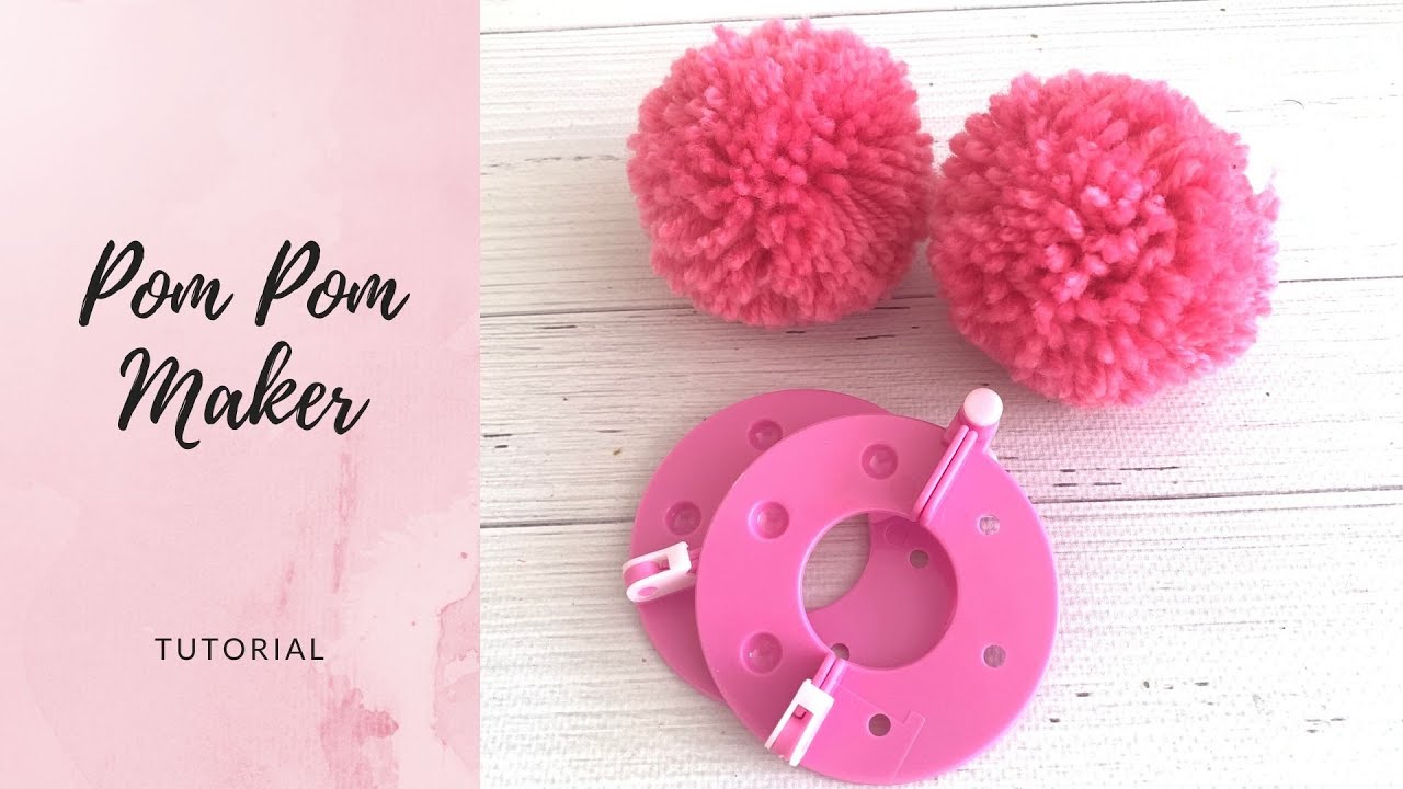 Pompom Maker, 4 Sizes Pom Pom Maker Set for Fluff Ball Waver Needle Craft DIY Wool Yarn Crochet Knitting Craft Tool Kit Decoration, Size: 3.5