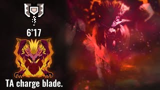 MHWorld: Arch Tempered Teostra - Charge Blade Solo 617 [TA Rules]