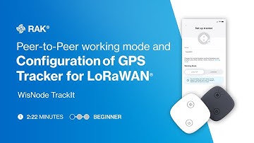 Peer-to-Peer working mode and LoRaWAN GPS tracker configuration | WisNode TrackIt