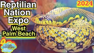 Reptilian Nation Expo West Palm Beach 2024.(Amazing Reptile show)